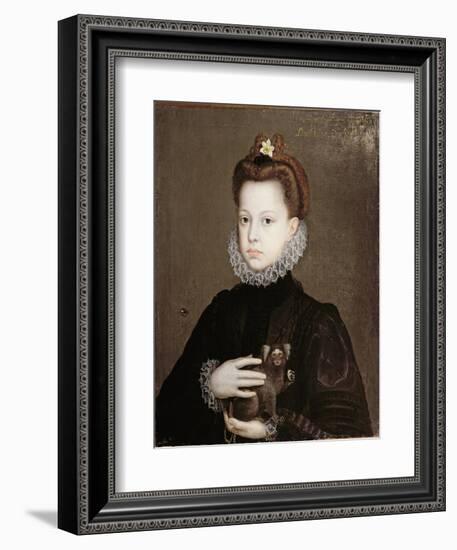 Infanta Isabella Clara Eugenia, Daughter of Philip II of Spain-Alonso Sanchez Coello-Framed Giclee Print