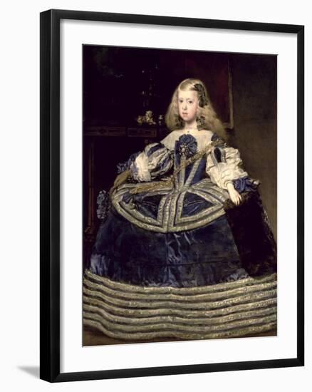 Infanta Margarita (1651-73) in Blue, 1659-Diego Velazquez-Framed Giclee Print