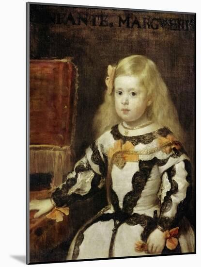 Infanta Margarita Teresa (1651-167)-Diego Velazquez-Mounted Giclee Print