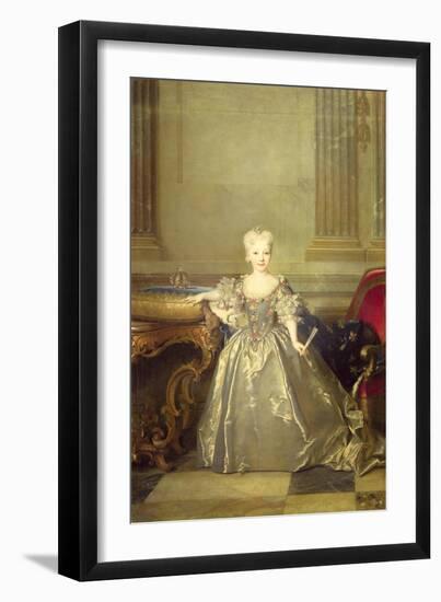 Infanta Maria Anna Victoria de Bourbon, 1724-Nicolas de Largilliere-Framed Giclee Print
