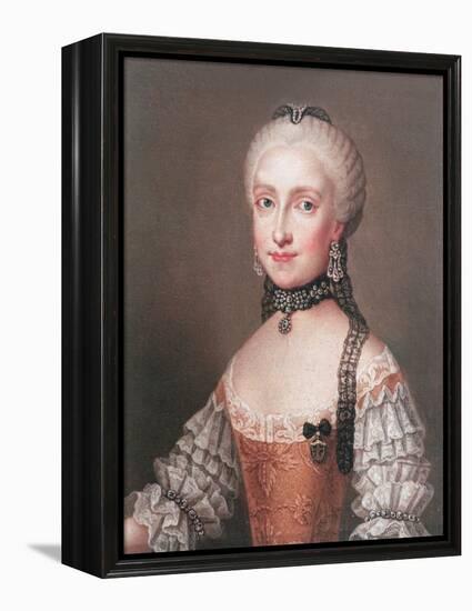 Infanta Maria Ludovica, Daughter of Charles III of Spain and Wife of Leopold II (1747-92) Holy Roma-Jean-Etienne Liotard-Framed Premier Image Canvas