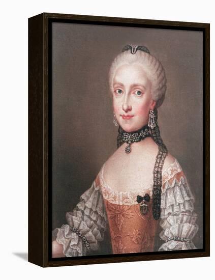 Infanta Maria Ludovica, Daughter of Charles III of Spain and Wife of Leopold II (1747-92) Holy Roma-Jean-Etienne Liotard-Framed Premier Image Canvas