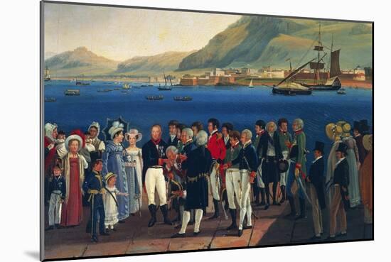 Infante Carlos, Duke of Calabria's Departure from Palermo to Naples-Giovanni Cobianchi-Mounted Giclee Print