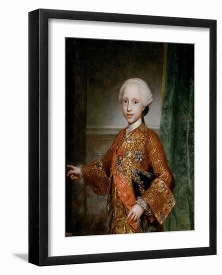 Infante Francisco Javier of Spain, 1767-Anton Raphael Mengs-Framed Giclee Print