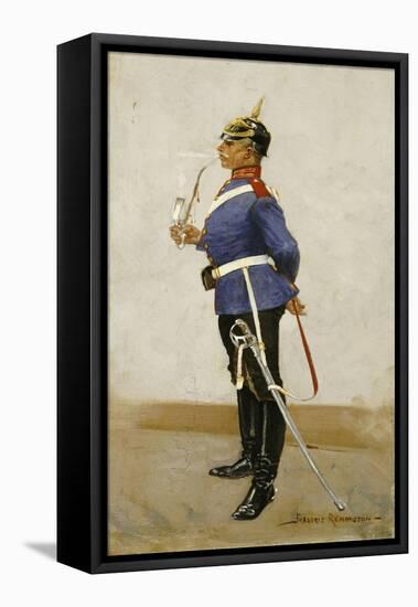 Infantry Officer, Full Dress-Frederic Sackrider Remington-Framed Premier Image Canvas