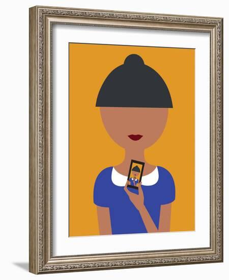 Infinite Selfie-null-Framed Art Print