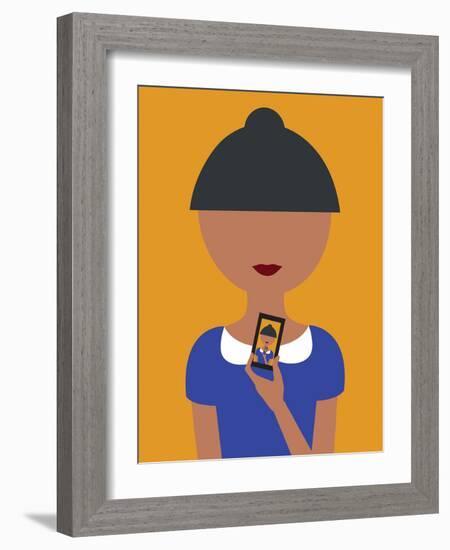 Infinite Selfie-null-Framed Art Print