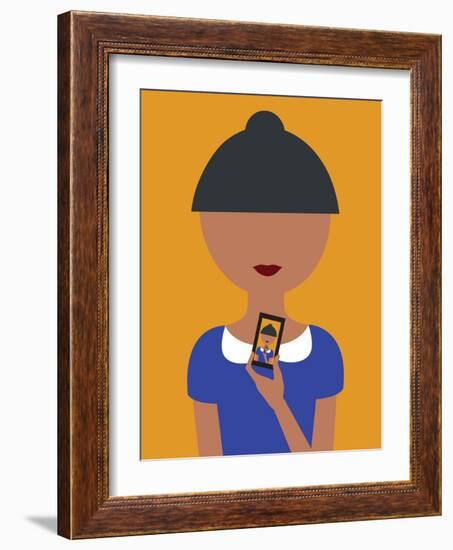 Infinite Selfie-null-Framed Art Print