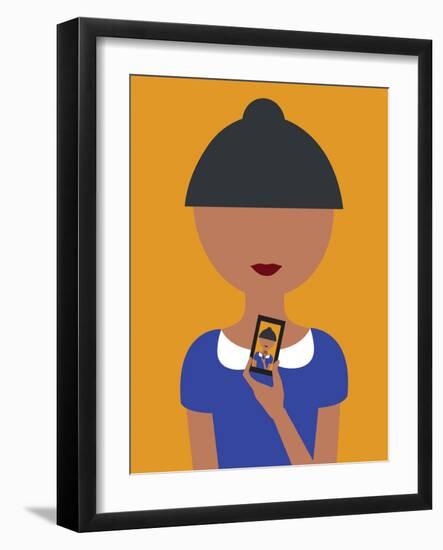 Infinite Selfie-null-Framed Art Print