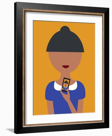 Infinite Selfie-null-Framed Art Print