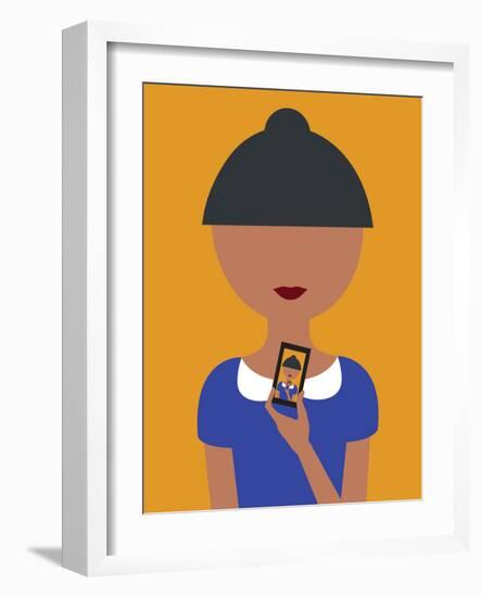 Infinite Selfie-null-Framed Art Print