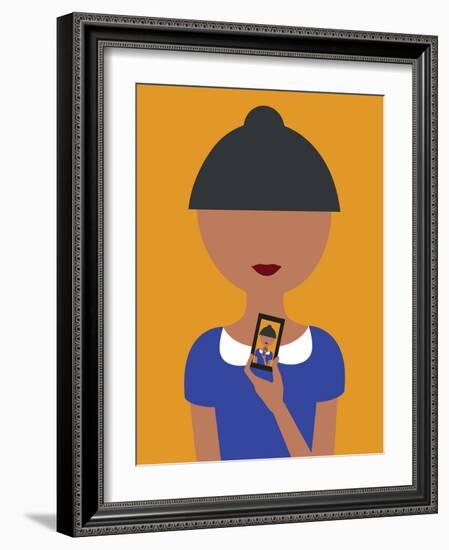 Infinite Selfie-null-Framed Art Print