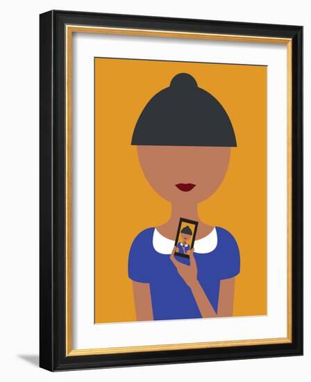 Infinite Selfie-null-Framed Art Print