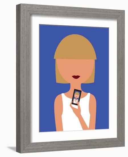 Infinite Selfie-null-Framed Art Print