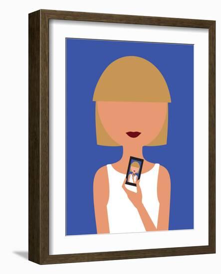 Infinite Selfie-null-Framed Art Print