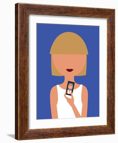 Infinite Selfie-null-Framed Art Print