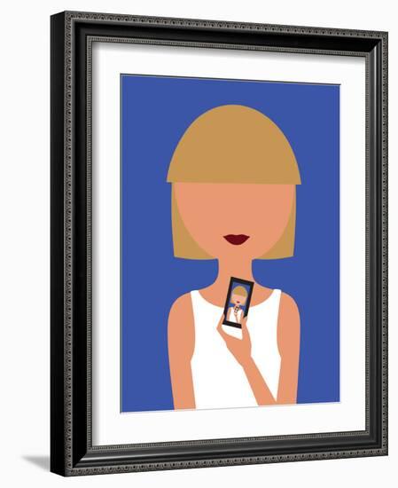 Infinite Selfie-null-Framed Art Print