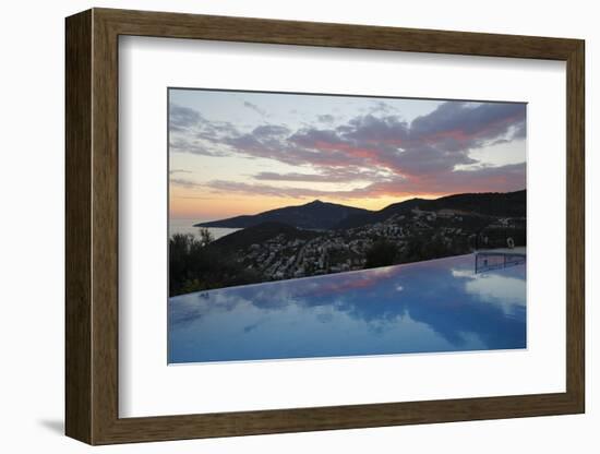 Infinity Pool at Sunset, Mediteran Hotel, Kalkan-Stuart Black-Framed Photographic Print