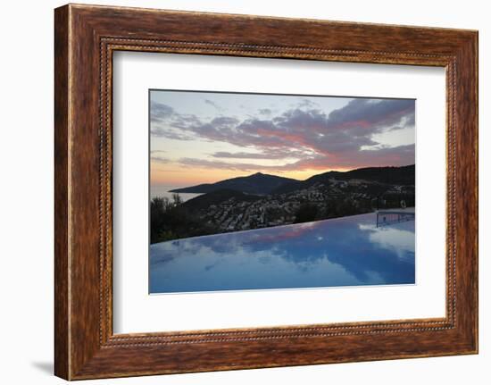 Infinity Pool at Sunset, Mediteran Hotel, Kalkan-Stuart Black-Framed Photographic Print