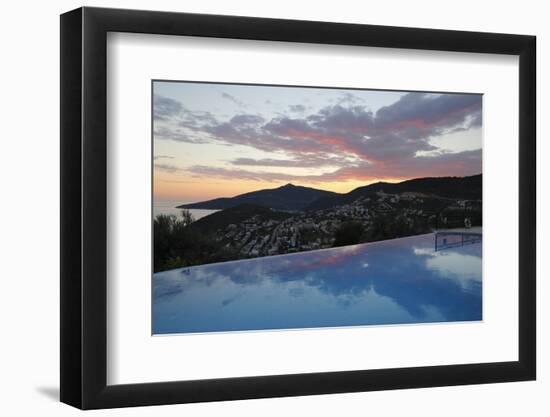 Infinity Pool at Sunset, Mediteran Hotel, Kalkan-Stuart Black-Framed Photographic Print