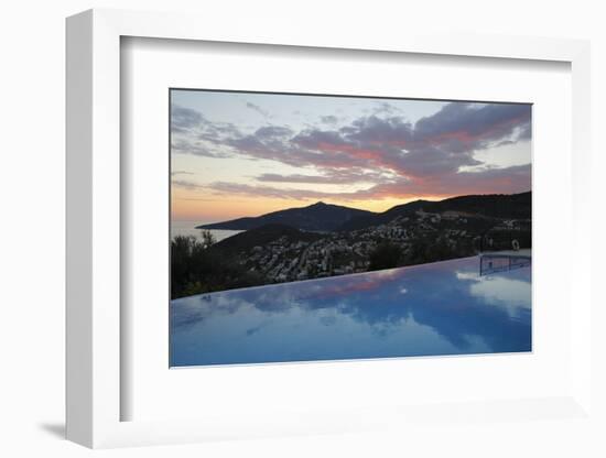 Infinity Pool at Sunset, Mediteran Hotel, Kalkan-Stuart Black-Framed Photographic Print