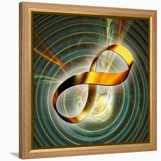 Infinity Symbol And Black Hole-PASIEKA-Framed Premier Image Canvas