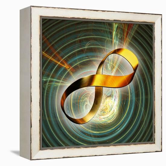 Infinity Symbol And Black Hole-PASIEKA-Framed Premier Image Canvas