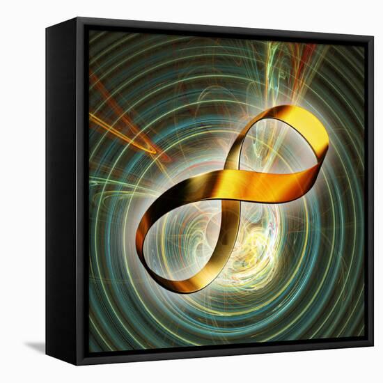 Infinity Symbol And Black Hole-PASIEKA-Framed Premier Image Canvas