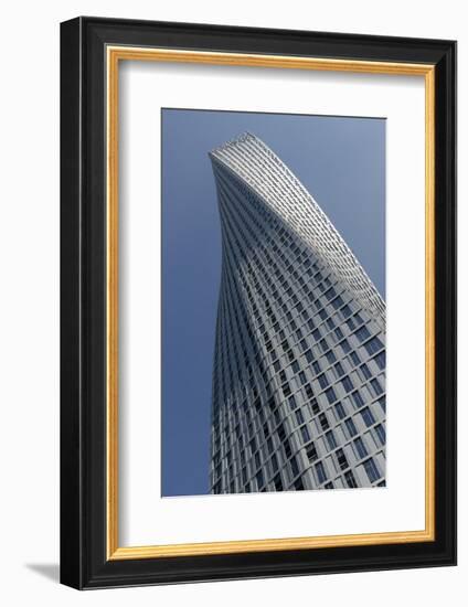 Infinity Tower Features 495 Apartments in a Helical Shape That Swivels 90 Degrees from Base to Top-Bruno Barbier-Framed Photographic Print