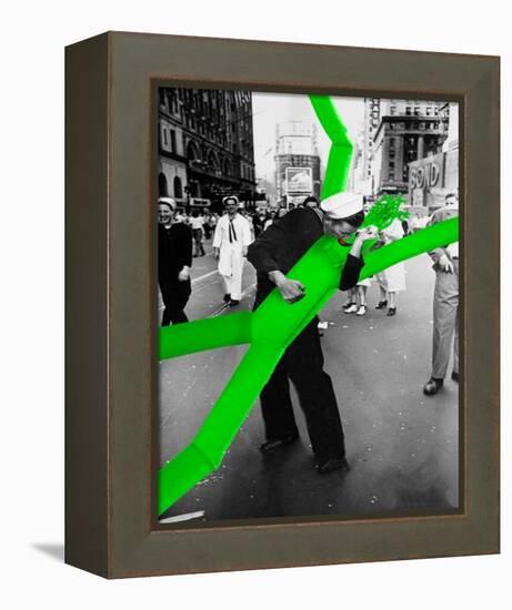 Inflatable Tube Man-Barry Kite-Framed Stretched Canvas