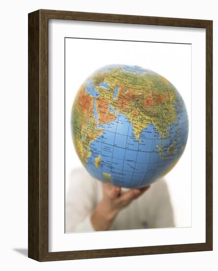 Inflated Earth Globe-Cristina-Framed Photographic Print