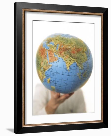 Inflated Earth Globe-Cristina-Framed Photographic Print