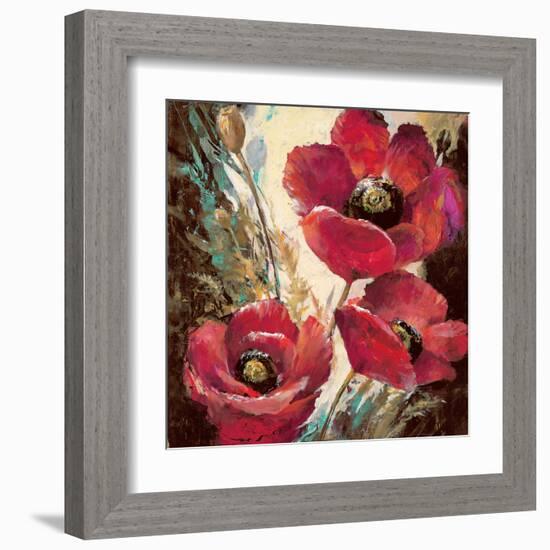 Influential Poppy-Brent Heighton-Framed Art Print