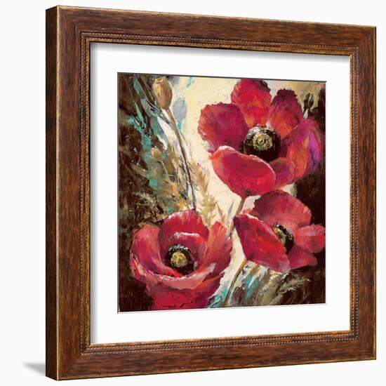 Influential Poppy-Brent Heighton-Framed Art Print