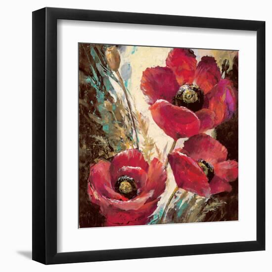 Influential Poppy-Brent Heighton-Framed Art Print