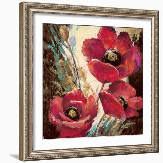 Influential Poppy-Brent Heighton-Framed Art Print