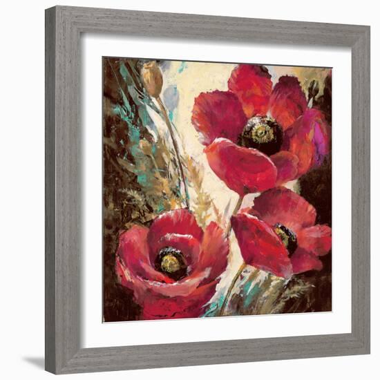 Influential Poppy-Brent Heighton-Framed Art Print