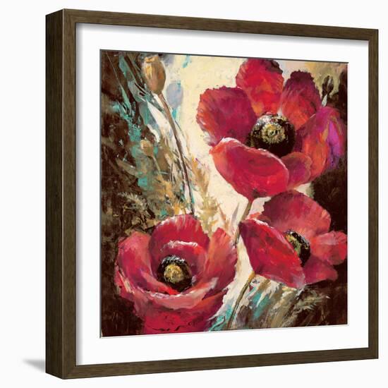 Influential Poppy-Brent Heighton-Framed Art Print