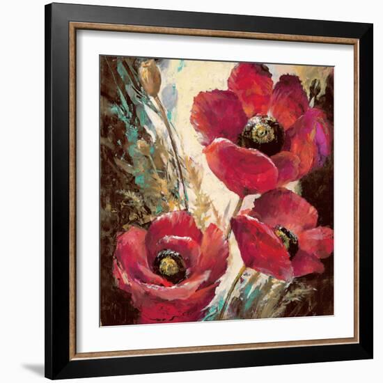 Influential Poppy-Brent Heighton-Framed Art Print