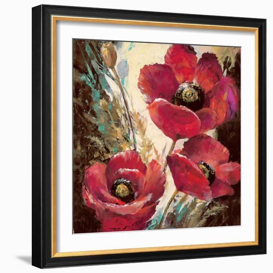 Influential Poppy-Brent Heighton-Framed Art Print