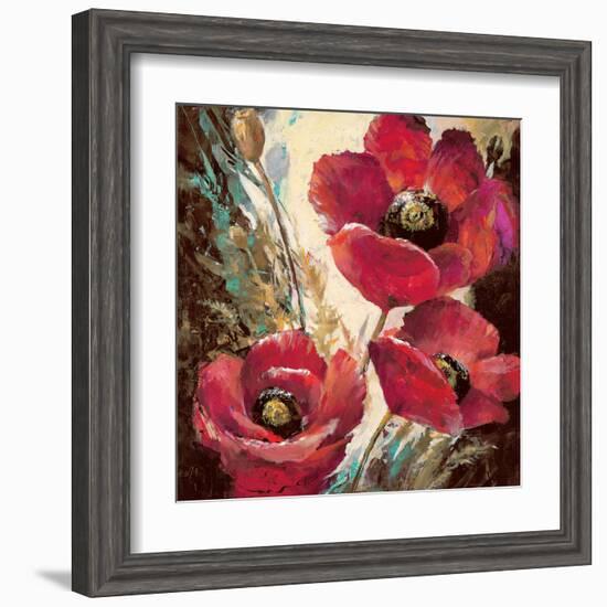 Influential Poppy-Brent Heighton-Framed Art Print