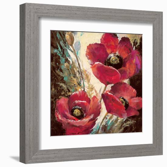 Influential Poppy-Brent Heighton-Framed Art Print