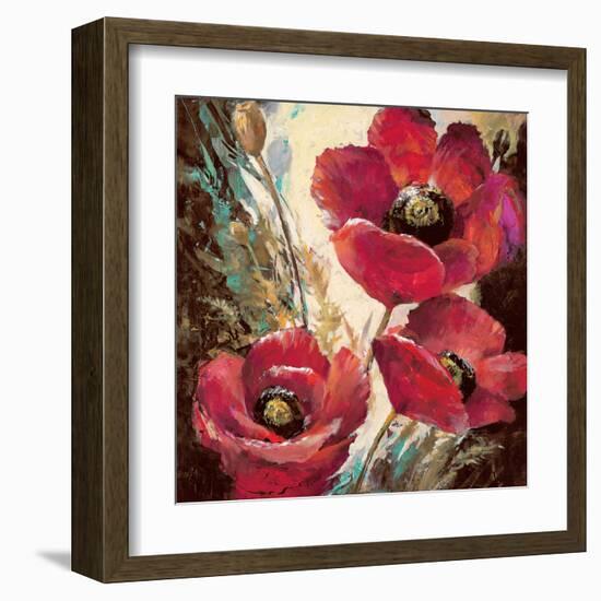 Influential Poppy-Brent Heighton-Framed Art Print