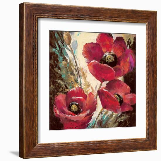 Influential Poppy-Brent Heighton-Framed Art Print