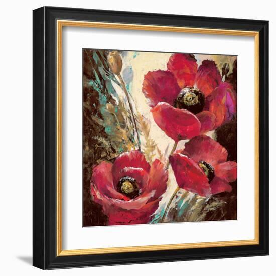 Influential Poppy-Brent Heighton-Framed Art Print