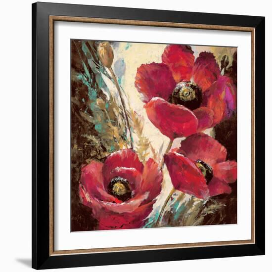 Influential Poppy-Brent Heighton-Framed Art Print