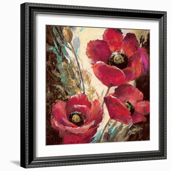 Influential Poppy-Brent Heighton-Framed Art Print