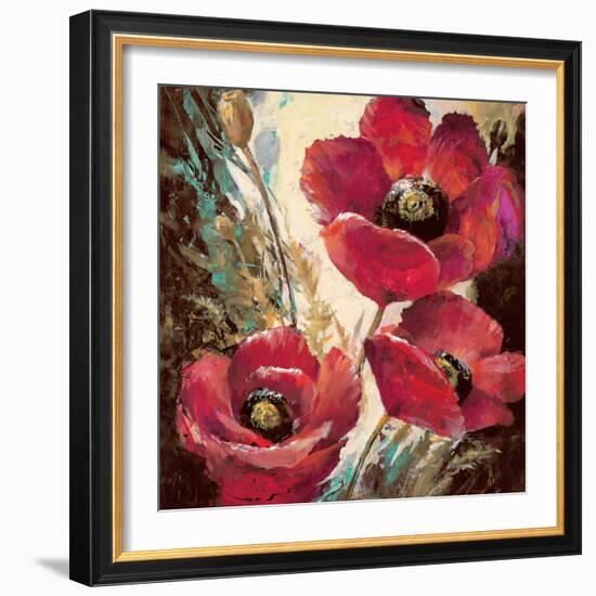 Influential Poppy-Brent Heighton-Framed Art Print