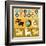 Infographics Elements - Dogs-venimo-Framed Art Print