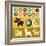 Infographics Elements - Dogs-venimo-Framed Art Print